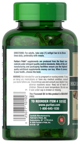 Natural Flax Oil 1000 mg