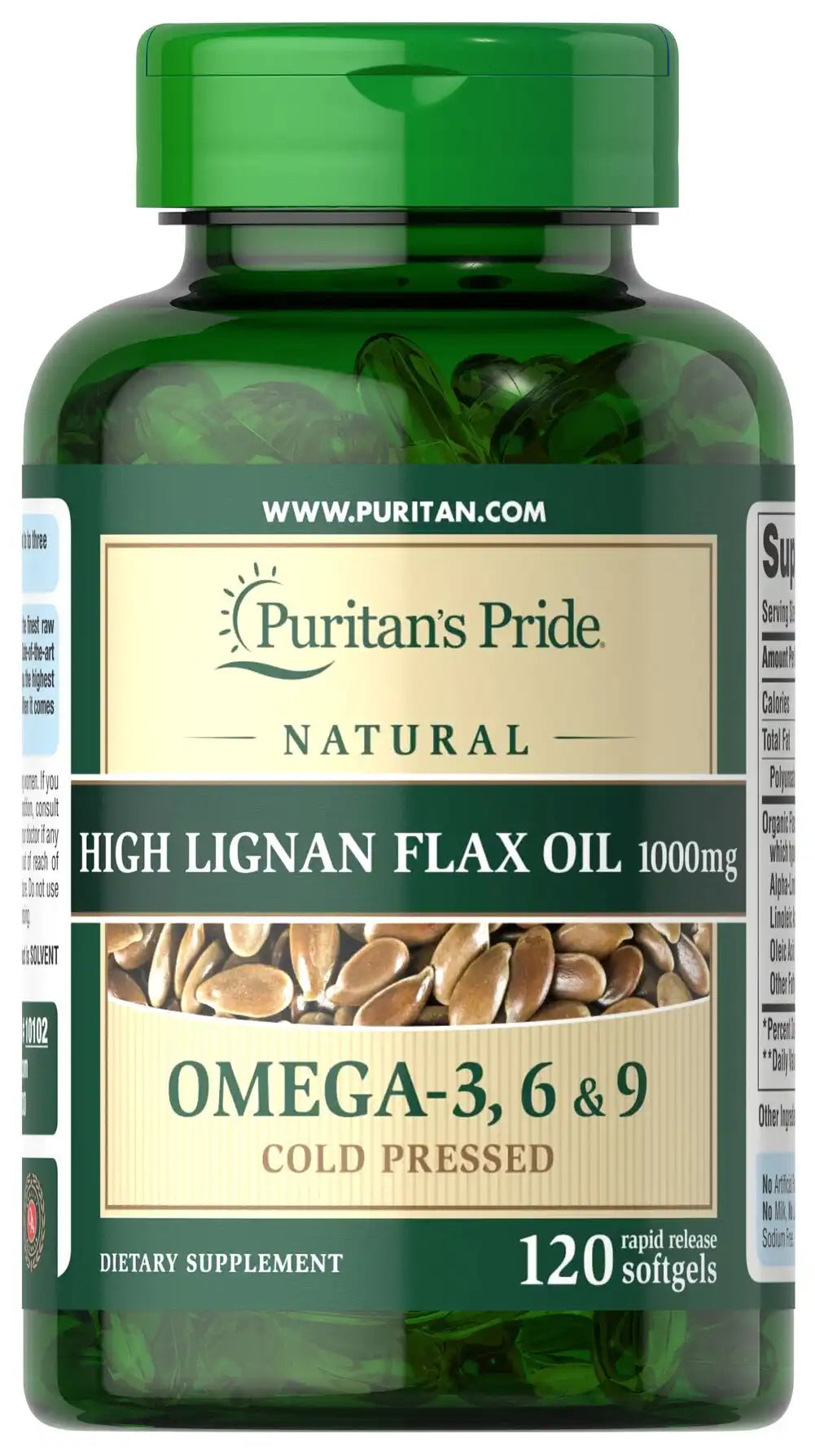 Natural Flax Oil 1000 mg