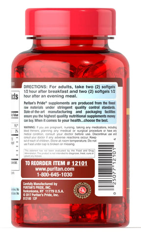 Omega-3 Salmon Oil 500 mg (105 mg Active Omega-3)