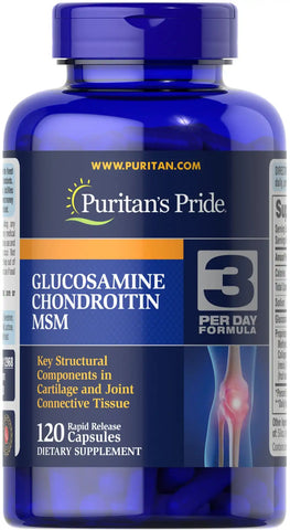 Glucosamine, Chondroitin & MSM-3 Per Day Formula