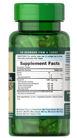 Natural Flax Oil 1200 mg