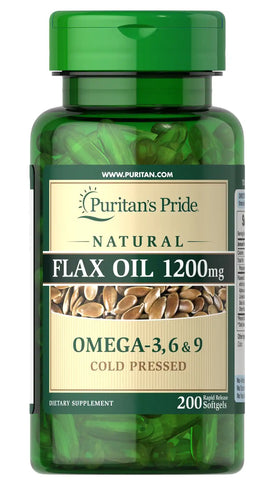 Natural Flax Oil 1200 mg