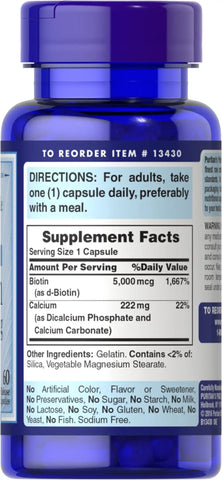 Biotin 5000 mcg
