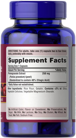 Pomegranate Extract 250 mg