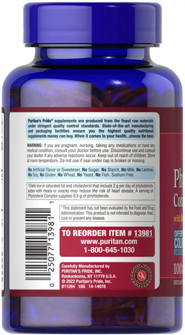Phytosterol Complex 1000 mg (Per Serving)