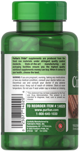 Cinnamon 500 mg