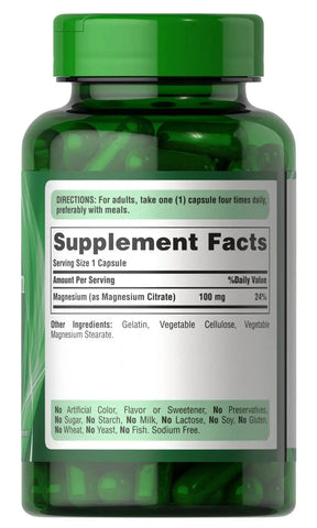 Magnesium Citrate 100 mg