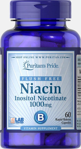 Flush Free Niacin Inositol Nicotinate 1000 mg