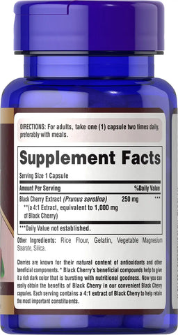 Black Cherry Extract 1000 mg
