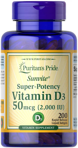 Vitamin D3 25 mcg (1000 IU)