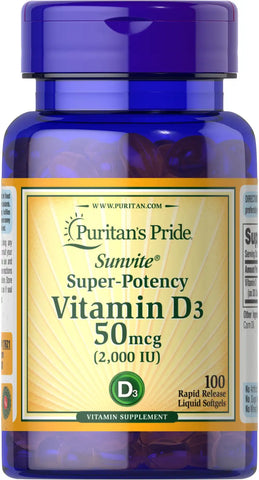 Vitamin D3 25 mcg (1000 IU)