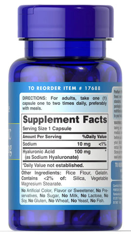 Hyaluronic Acid 100 mg
