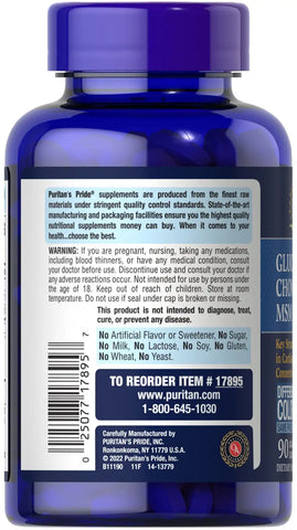 Glucosamine, Chondroitin & MSM-2 Per Day Formula