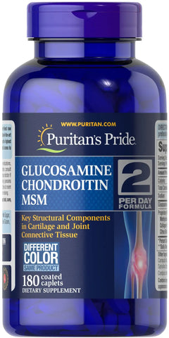 Glucosamine, Chondroitin & MSM-2 Per Day Formula