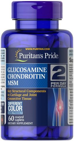 Glucosamine, Chondroitin & MSM-2 Per Day Formula