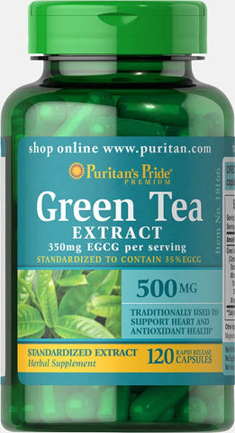 Green Tea Standardized Extract 500 mg