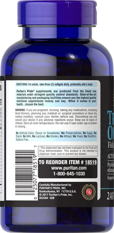 Triple Omega 3-6-9 Fish, Flax & Borage Oils