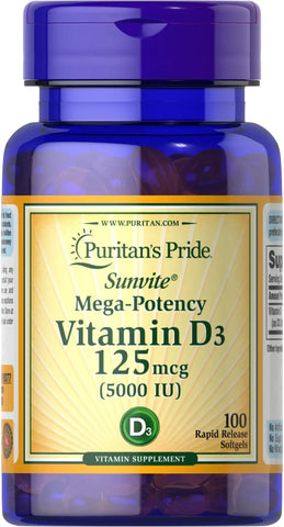 Vitamin D3 25 mcg (1000 IU)