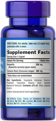 Boswellia 300 mg & Turmeric 300 mg
