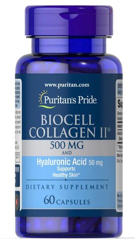Biocell Collagen II 500 mg and Hyaluronic Acid 50 mg