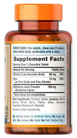 Vitamin C with Elderberry & Zinc
