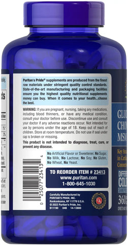 Glucosamine, Chondroitin & MSM Joint Soother-2 Per Day Formula