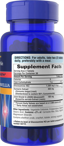 Triple Strength Joint Soother® Glucosamine Boswellia + Turmeric
