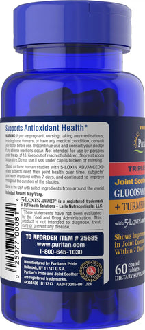 Triple Strength Joint Soother® Glucosamine Boswellia + Turmeric