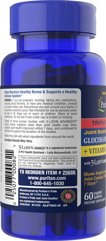 Triple Strength Joint Soother® Glucosamine Boswellia + Vitamin D
