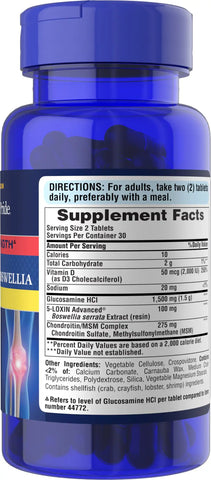 Triple Strength Joint Soother® Glucosamine Boswellia + Vitamin D