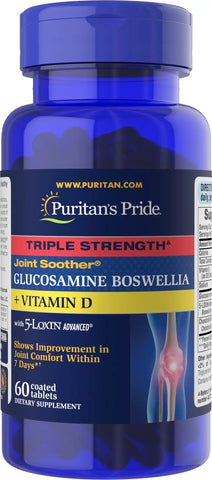 Triple Strength Joint Soother® Glucosamine Boswellia + Vitamin D
