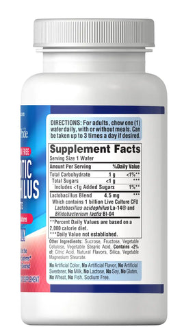 Chewable Probiotic Acidophilus with Lactis