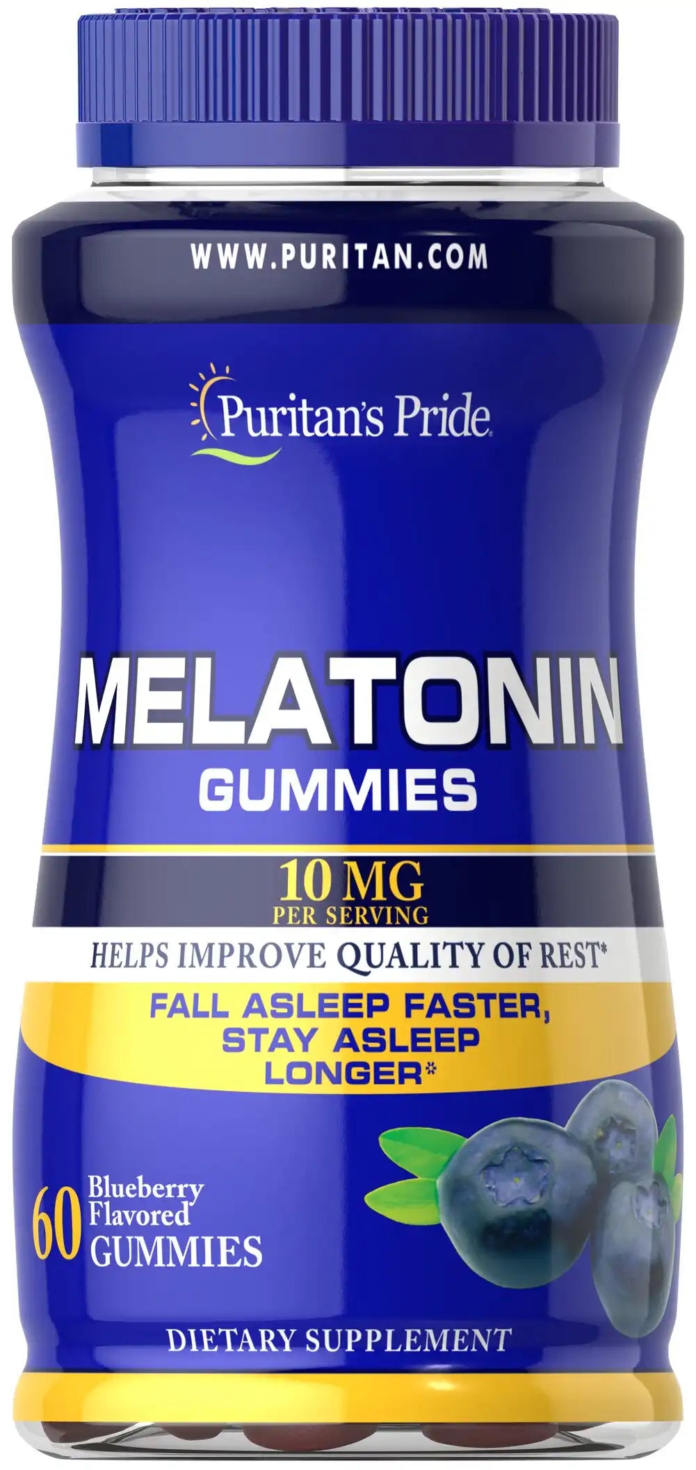 Melatonin 10 mg Gummies Blueberry Flavor