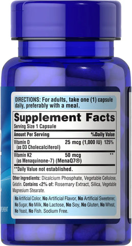 Vitamin D3 & K2