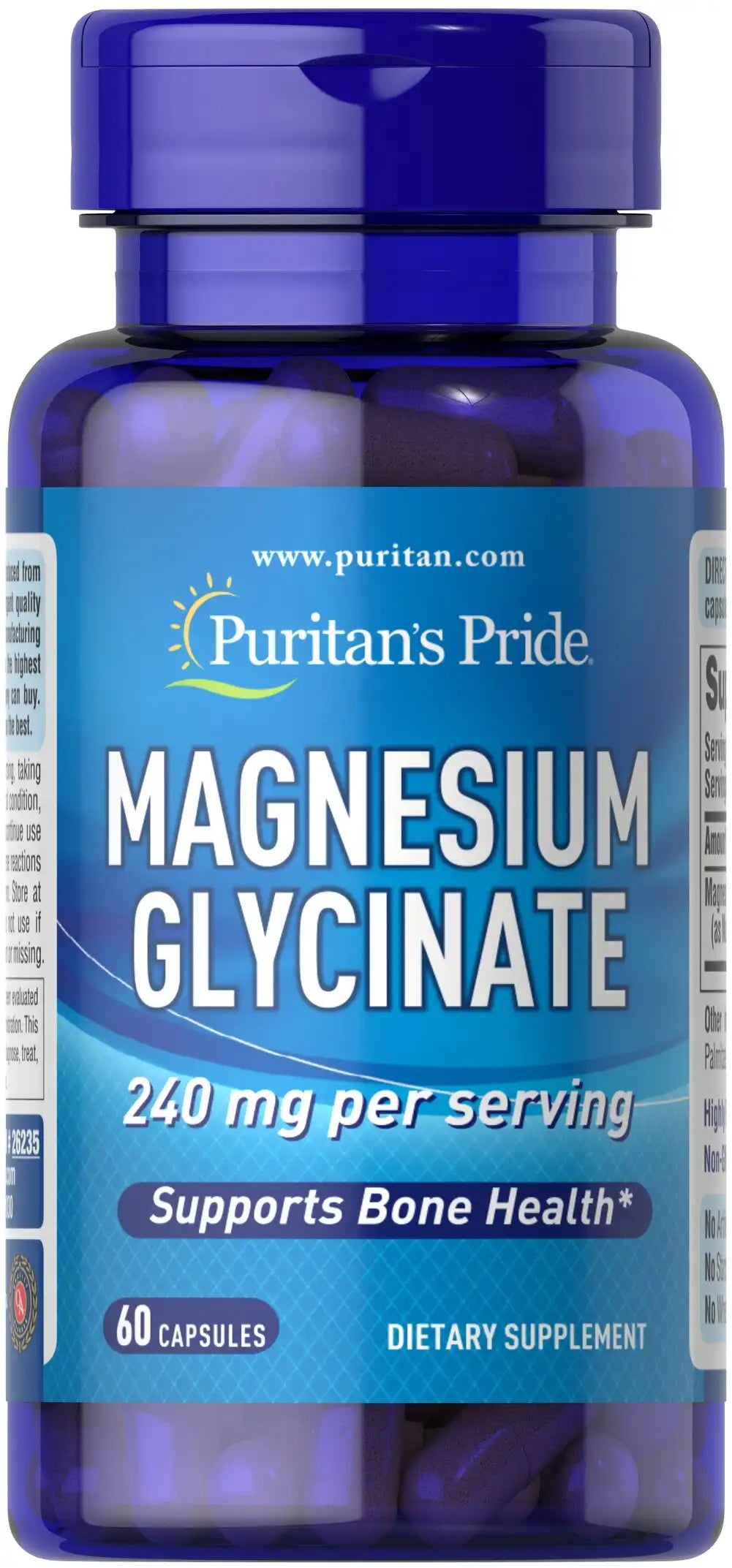 Magnesium Glycinate 240 mg per serving