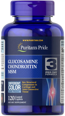 Glucosamine, Chondroitin & MSM-3 Per Day Formula