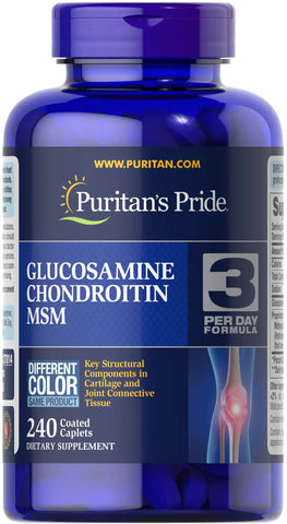 Glucosamine, Chondroitin & MSM-3 Per Day Formula