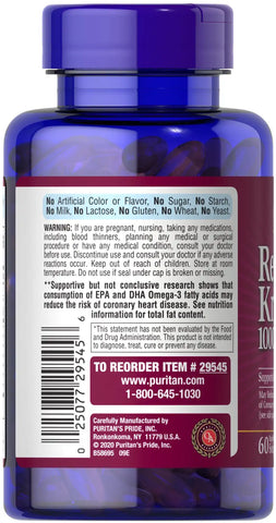Red Krill Oil 1000 mg (170 mg Active Omega-3)
