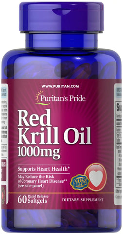 Red Krill Oil 1000 mg (170 mg Active Omega-3)