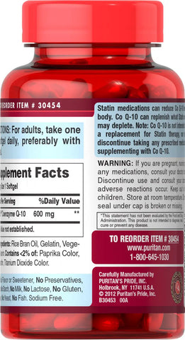 Q-SORB™ CO Q-10 600 mg