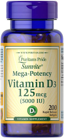 Vitamin D3 25 mcg (1000 IU)