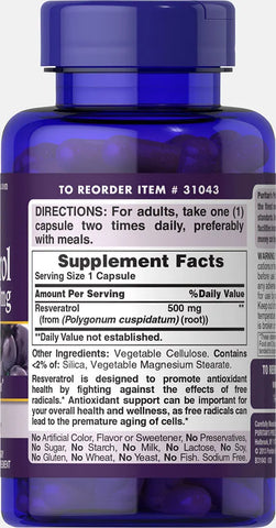 Resveratrol 100 mg