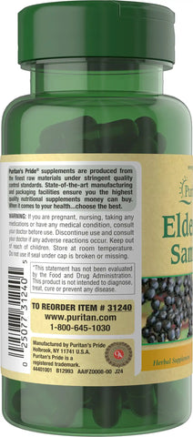 Elderberry Sambucus 420 mg per serving