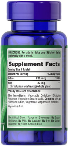 Sea Kelp with 200 mcg of Iodine