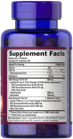 Krill Oil Plus High Omega-3 Concentrate 1085 mg