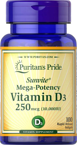 Vitamin D3 25 mcg (1000 IU)