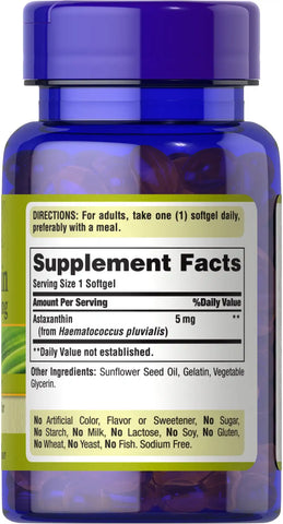 Astaxanthin 5 mg