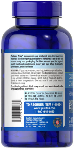Glucosamine Chondroitin 750 mg/600 mg