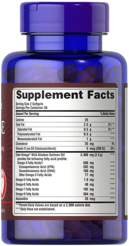 All In One Omega 3, 5, 6, 7 & 9 with Vitamin D3