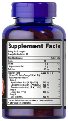 Triple Omega 3-6-9 Fish & Flax Oils